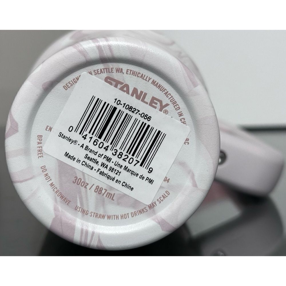 Stanley Quencher H2.0 FlowState Tumbler 30oz,‎ ROSE QUARTZ SWIRL - Picture 4 of 4